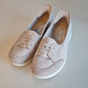 Tan Skechers Slip Ins
